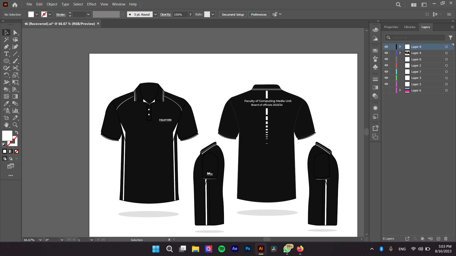 Faculty of Computing Media Unit — Polo Uniform