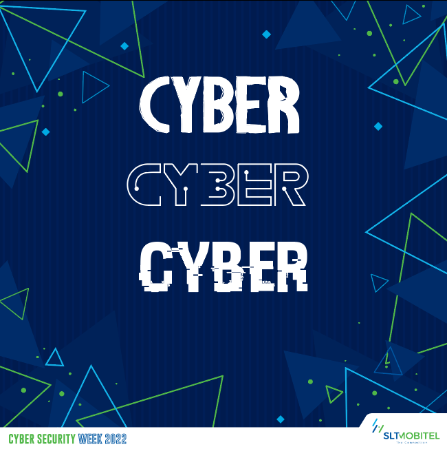 SLTMOBITEL — Cyber Glitch Typographic Concept